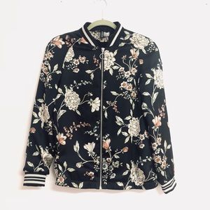 H&M Floral Bomber